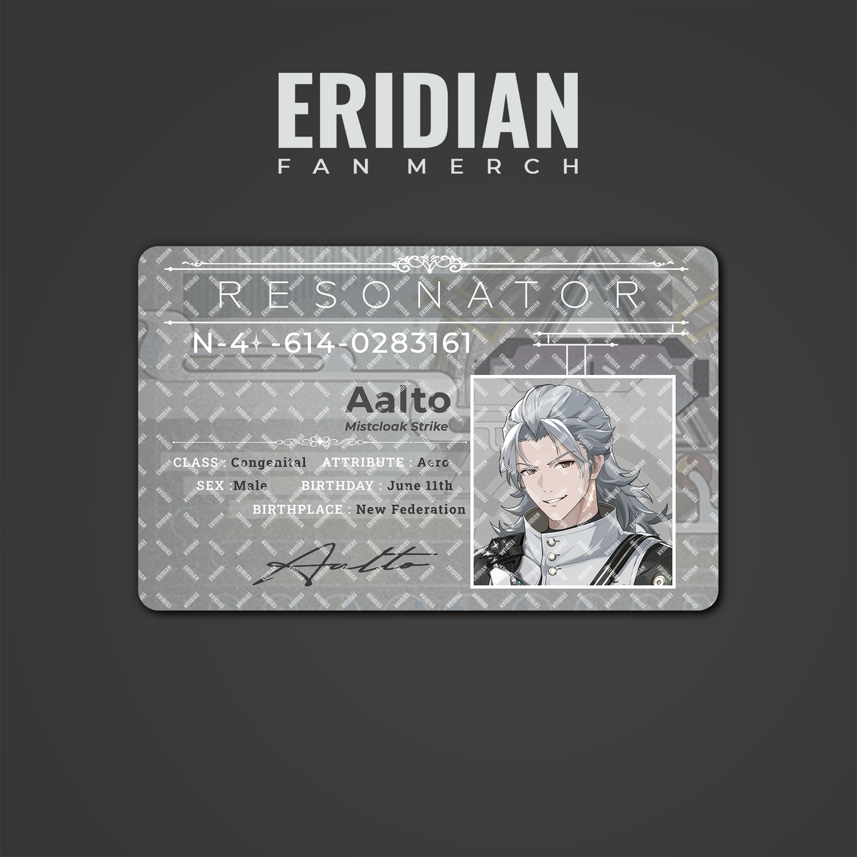 Wuthering Waves Resonator ID Card
