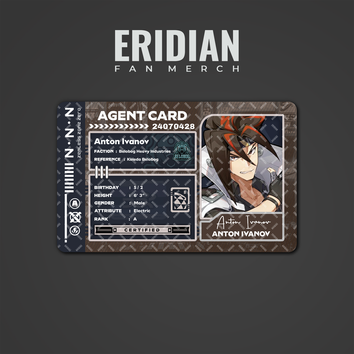 Zenless Zone Zero Agent Card