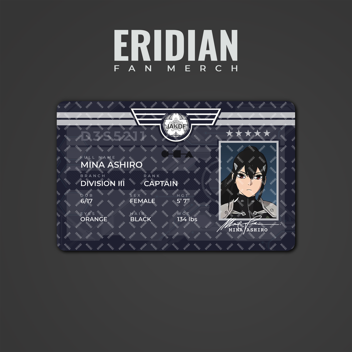 Kaiju No. 8 Defense Force Identification