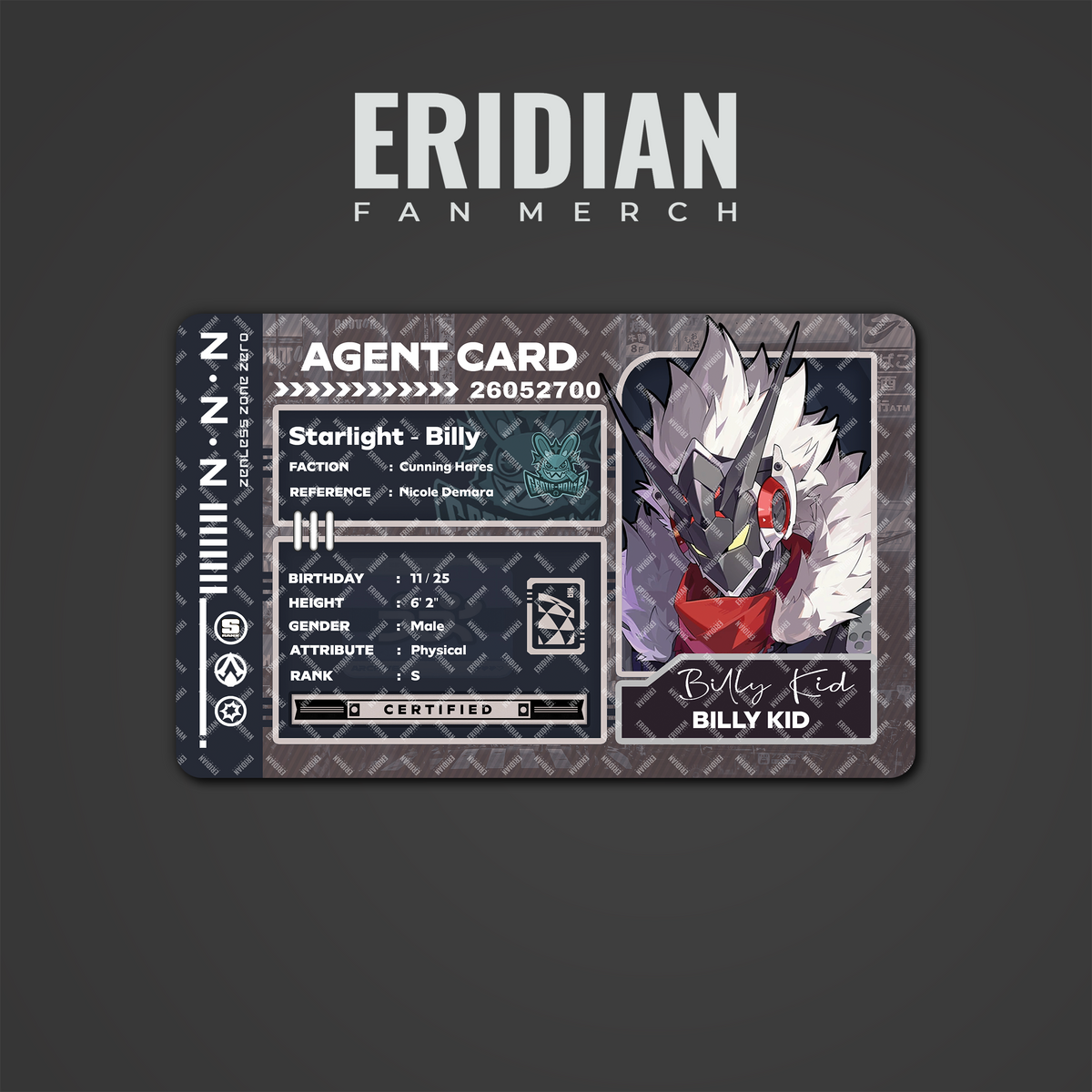 Zenless Zone Zero Agent Card