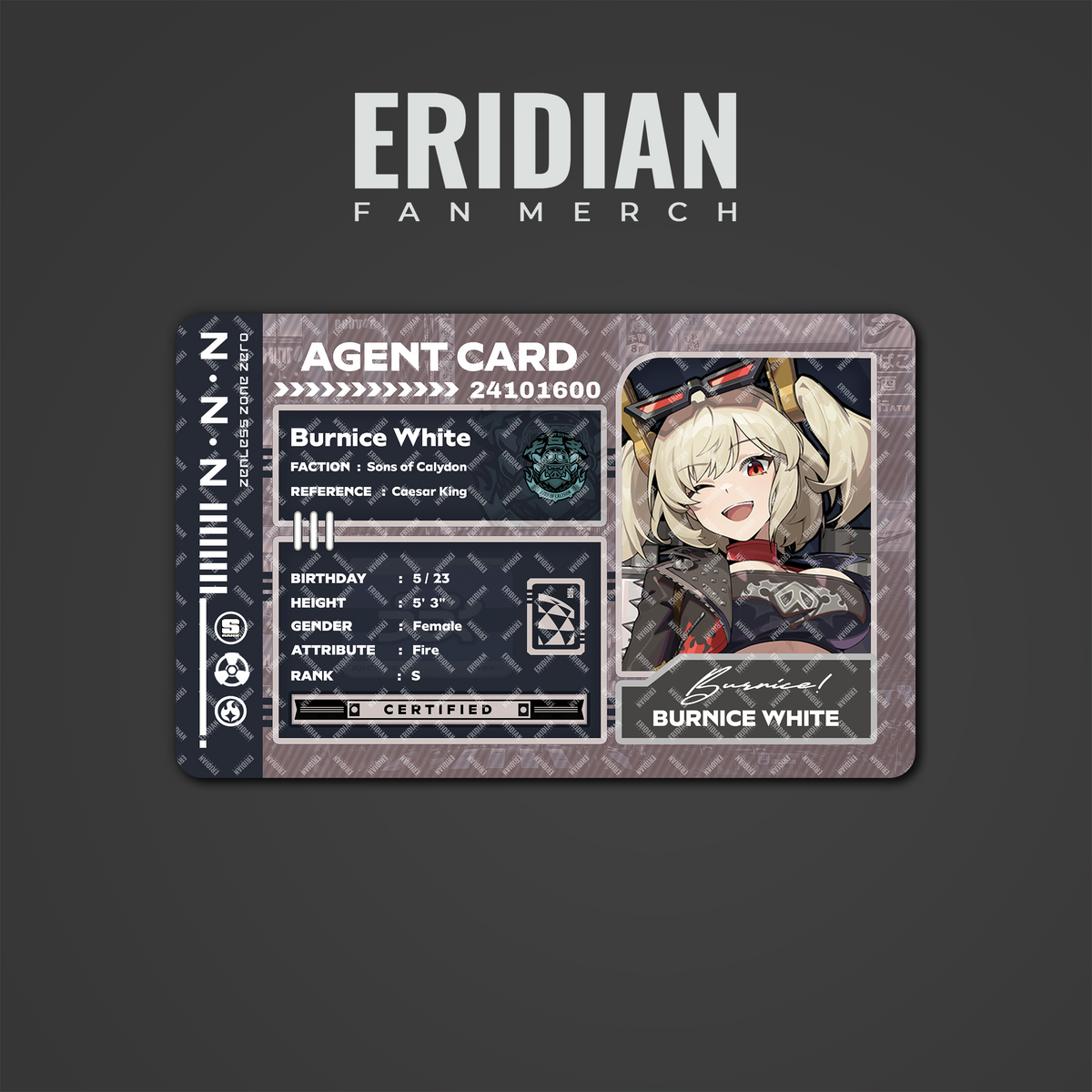 Zenless Zone Zero Agent Card