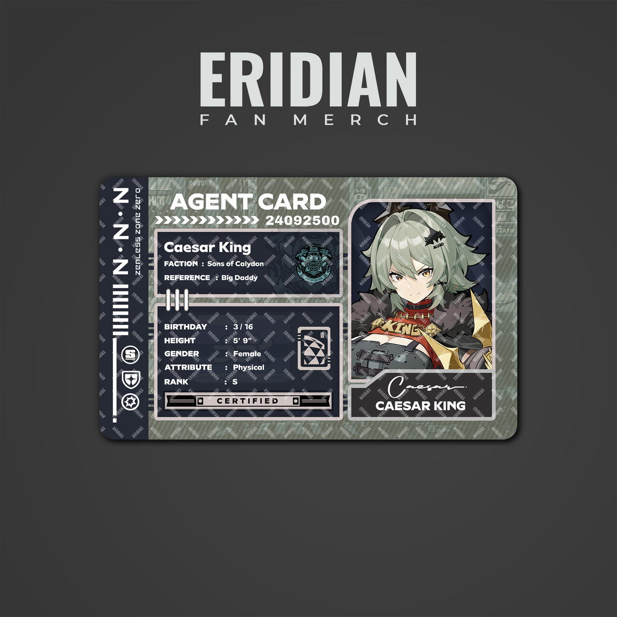 Zenless Zone Zero Agent Card
