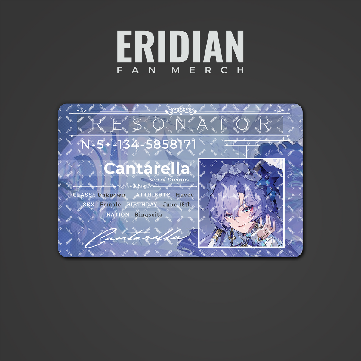 Wuthering Waves Resonator ID Card