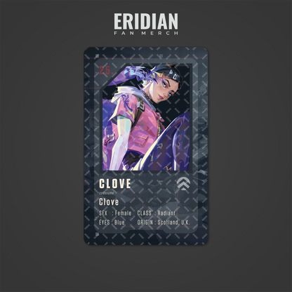 Valorant Agent Number ID Card