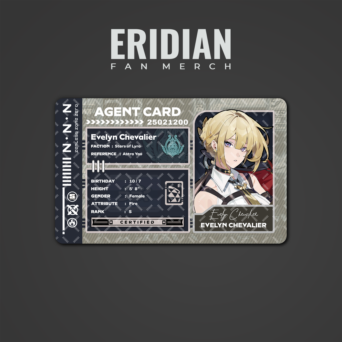 Zenless Zone Zero Agent Card
