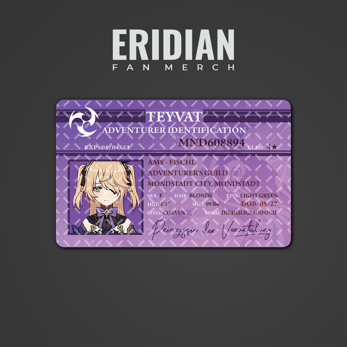 Genshin Impact Adventurer Identification