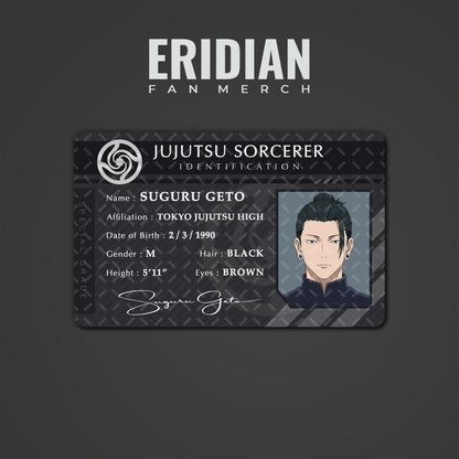Jujutsu Kaisen Jujutsu Sorcerer Identification Card