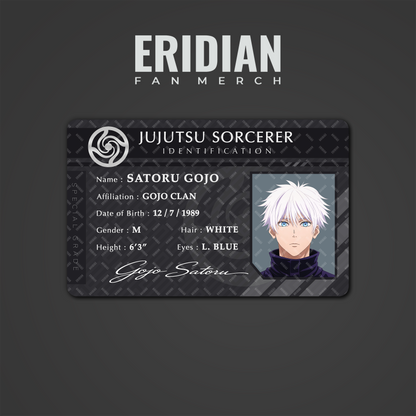 Jujutsu Kaisen Jujutsu Sorcerer Identification Card