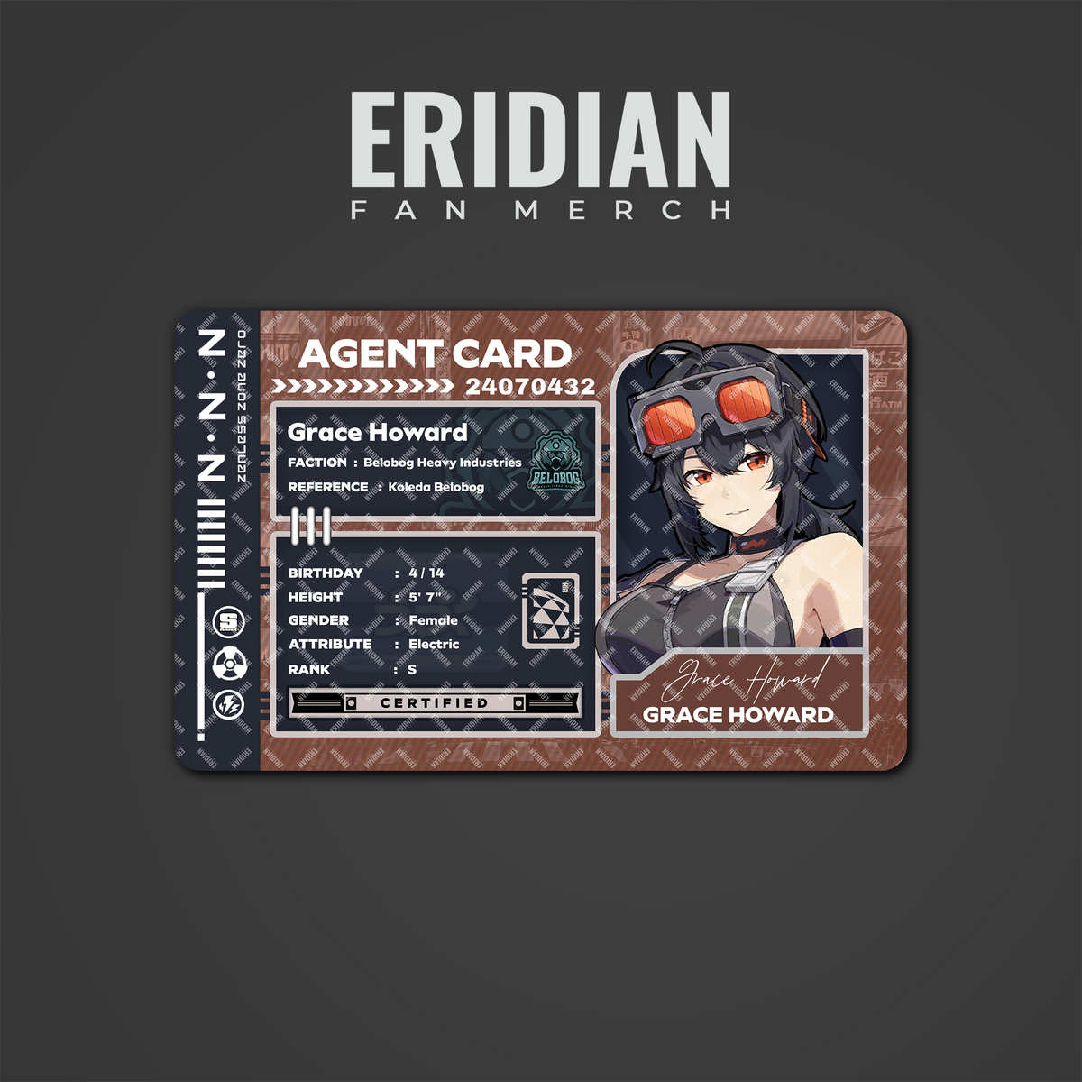 Zenless Zone Zero Agent Card