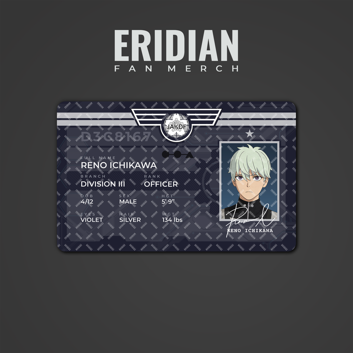 Kaiju No. 8 Defense Force Identification