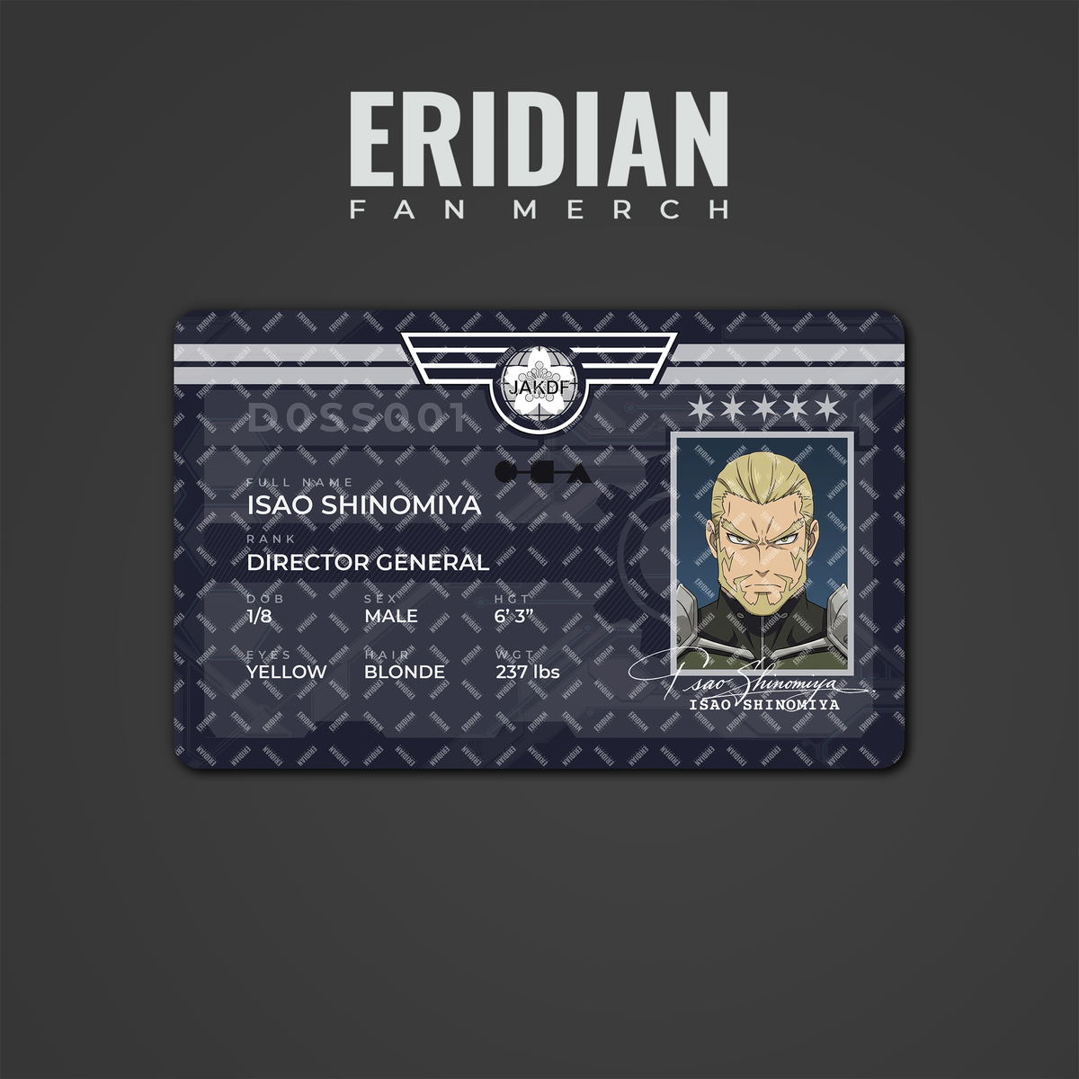 Kaiju No. 8 Defense Force Identification