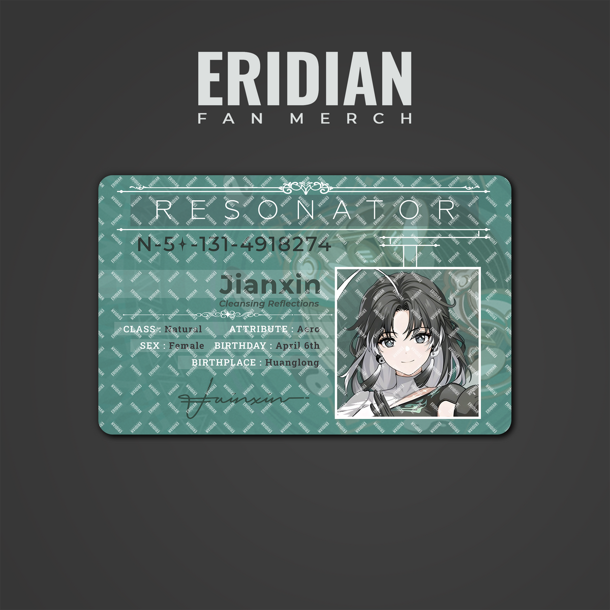 Wuthering Waves Resonator ID Card