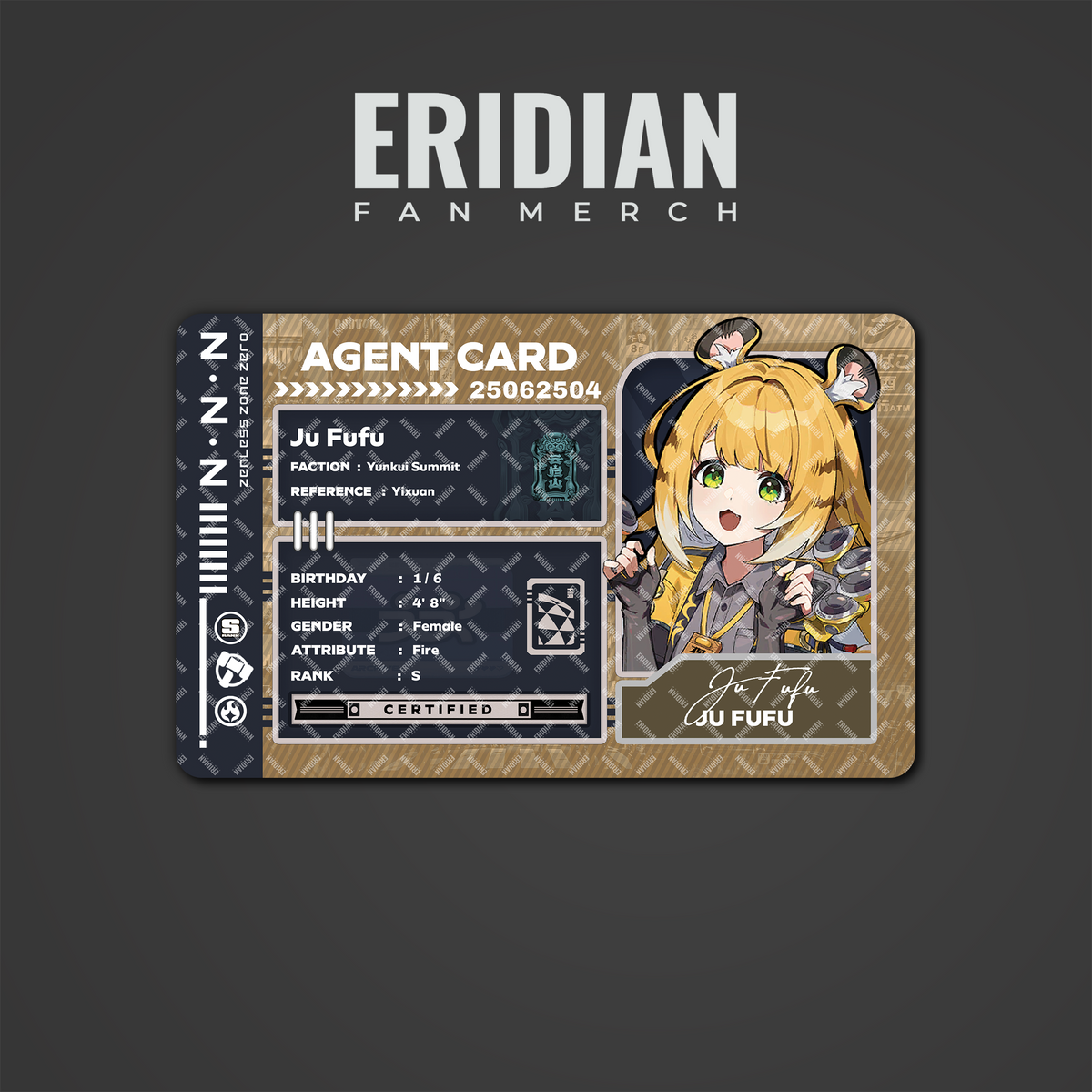 Zenless Zone Zero Agent Card