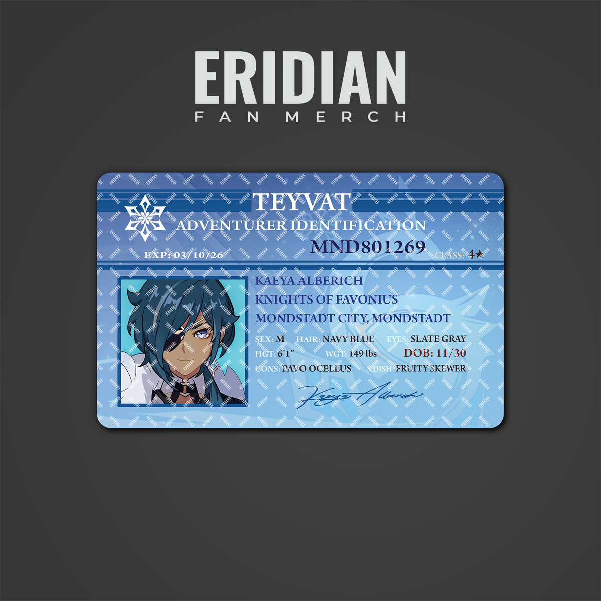 Genshin Impact Adventurer Identification