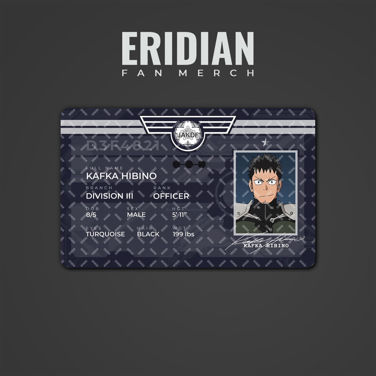 Kaiju No. 8 Defense Force Identification