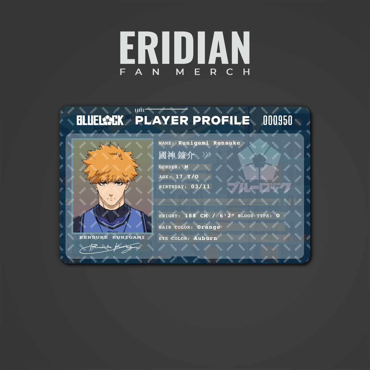 Blue Lock Player Profile