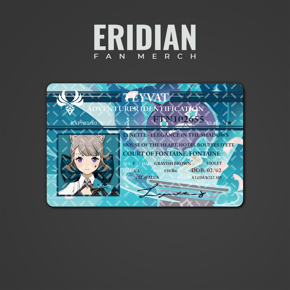 Genshin Impact Adventurer Identification