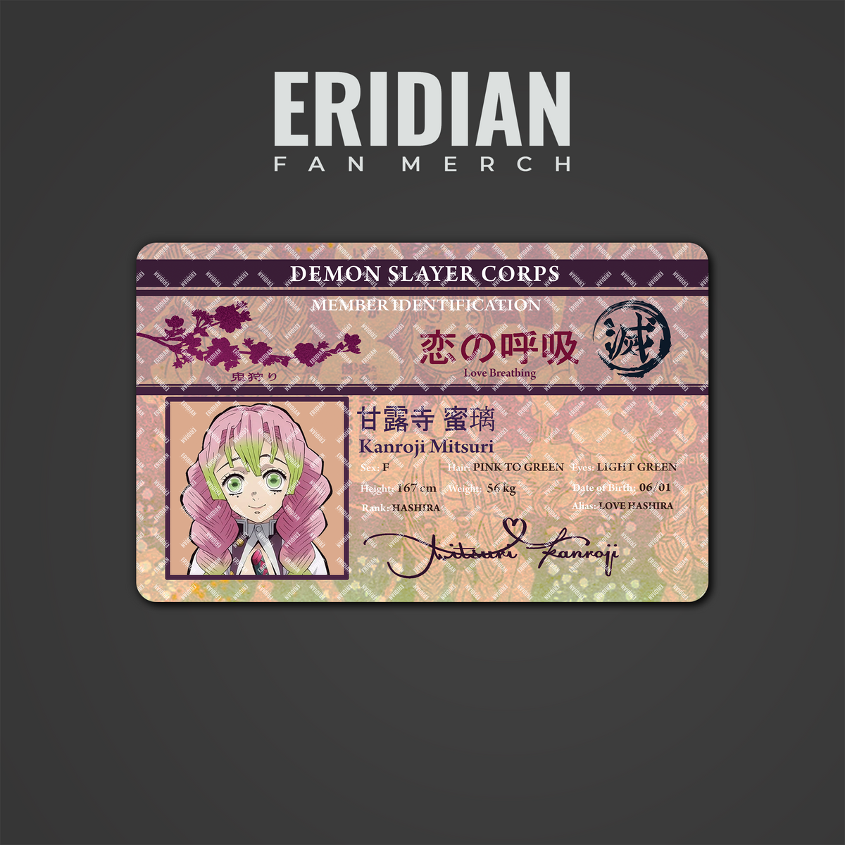 Demon Slayer Corps Member Identification