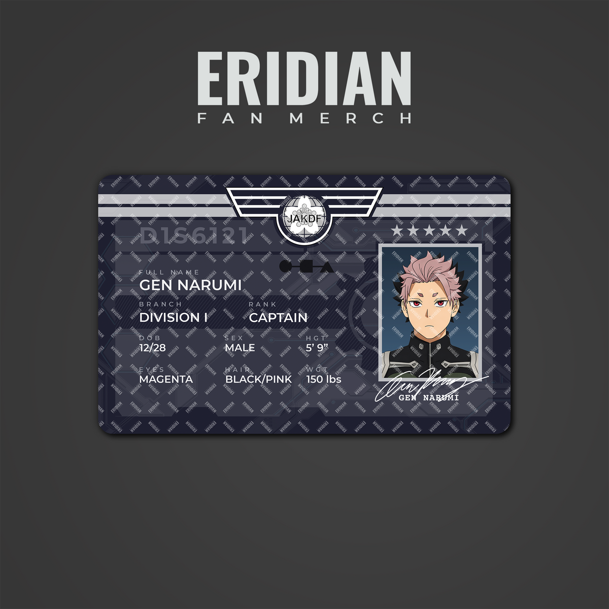 Kaiju No. 8 Defense Force Identification