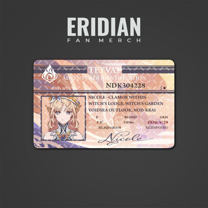 Genshin Impact Adventurer Identification