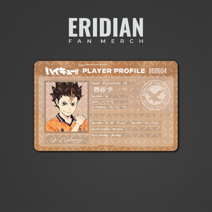 Haikyuu!! Player Profile ID