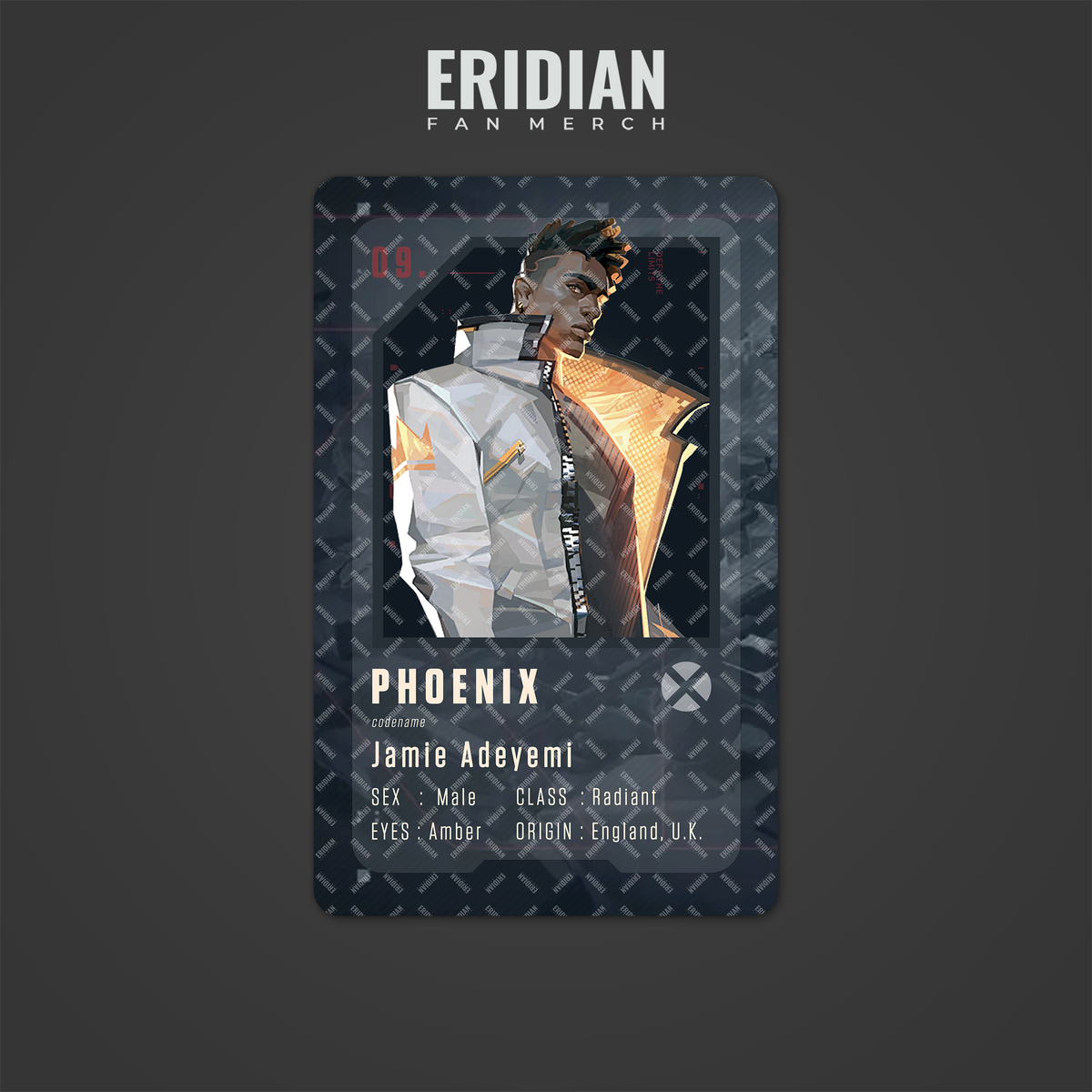 Valorant Agent Number ID Card
