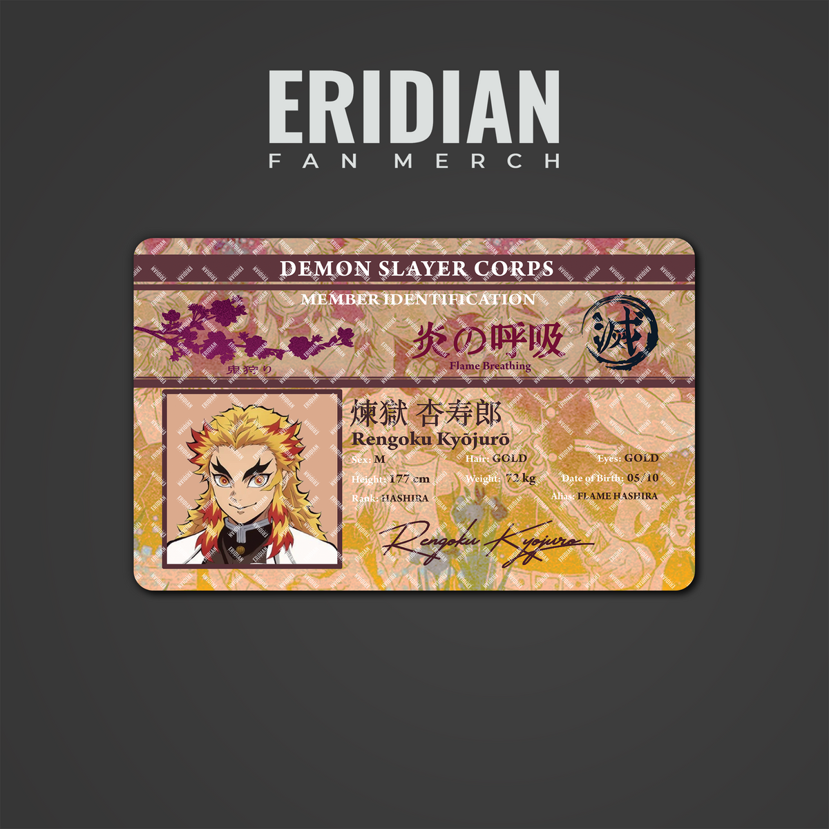 Demon Slayer Corps Member Identification