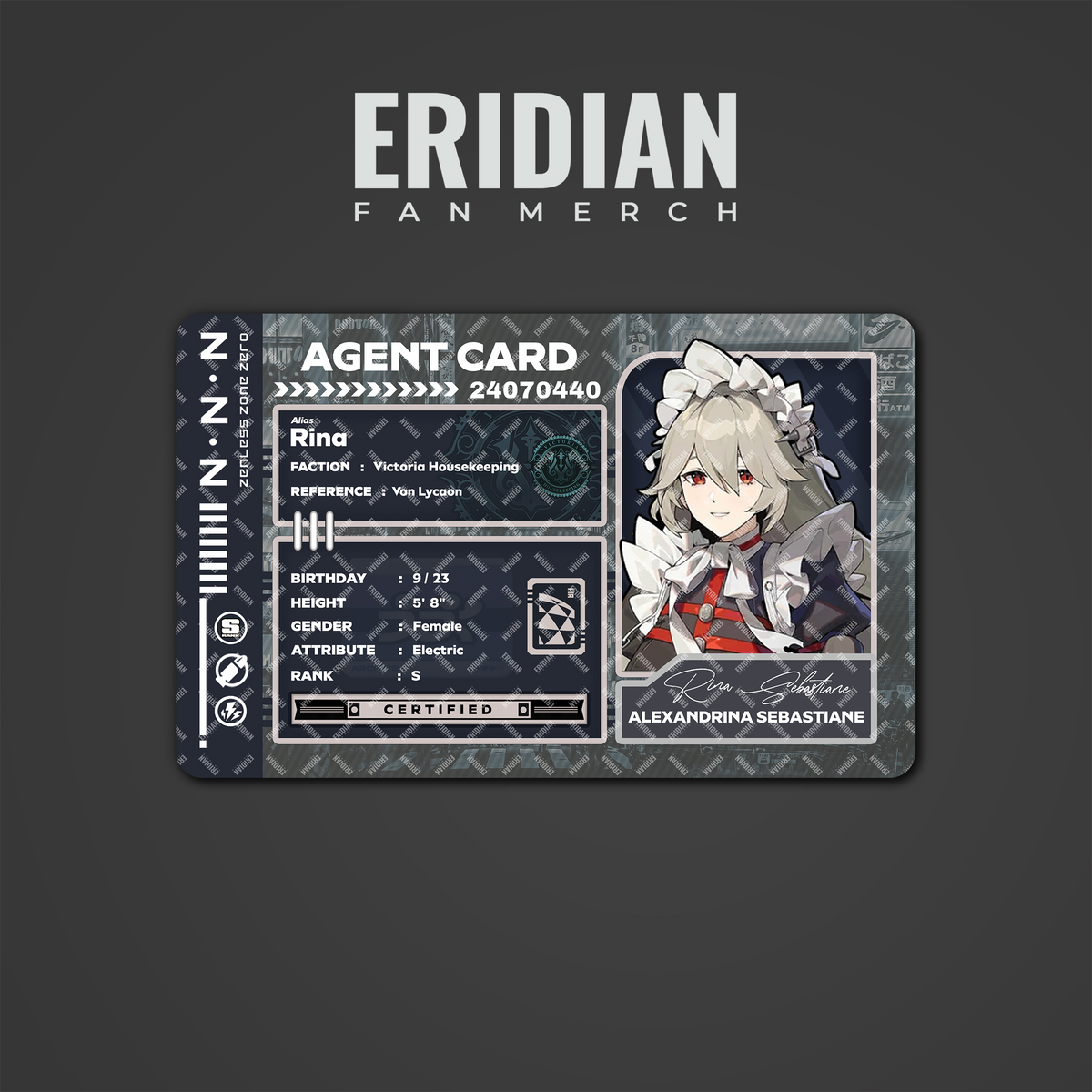 Zenless Zone Zero Agent Card