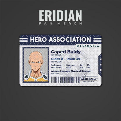 One Punch Man Hero Association ID