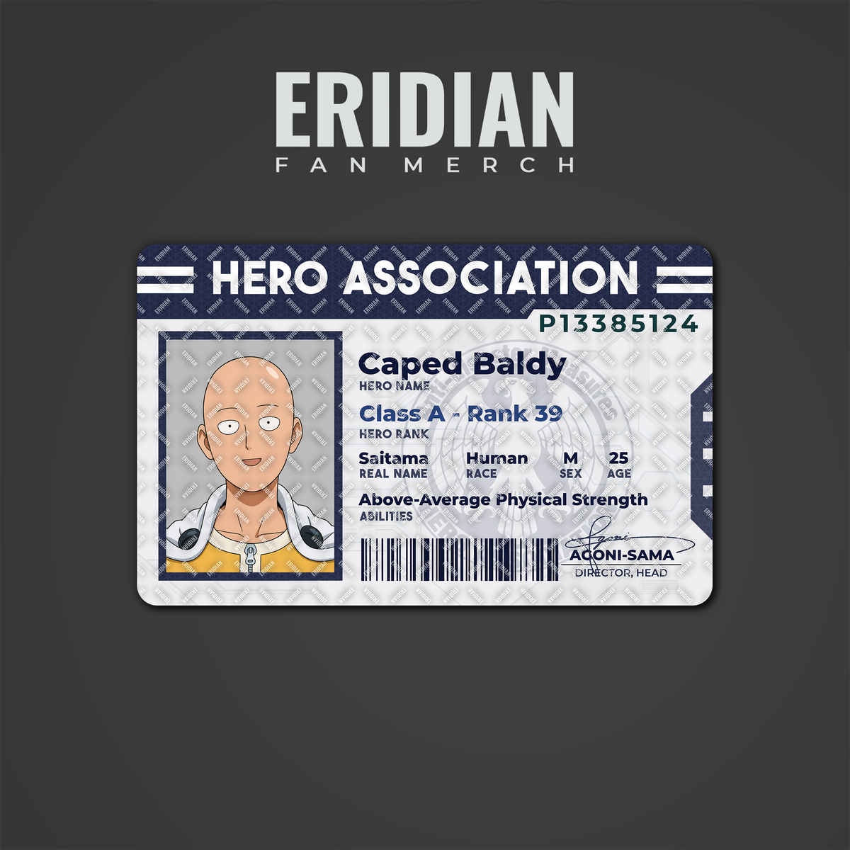 One Punch Man Hero Association ID
