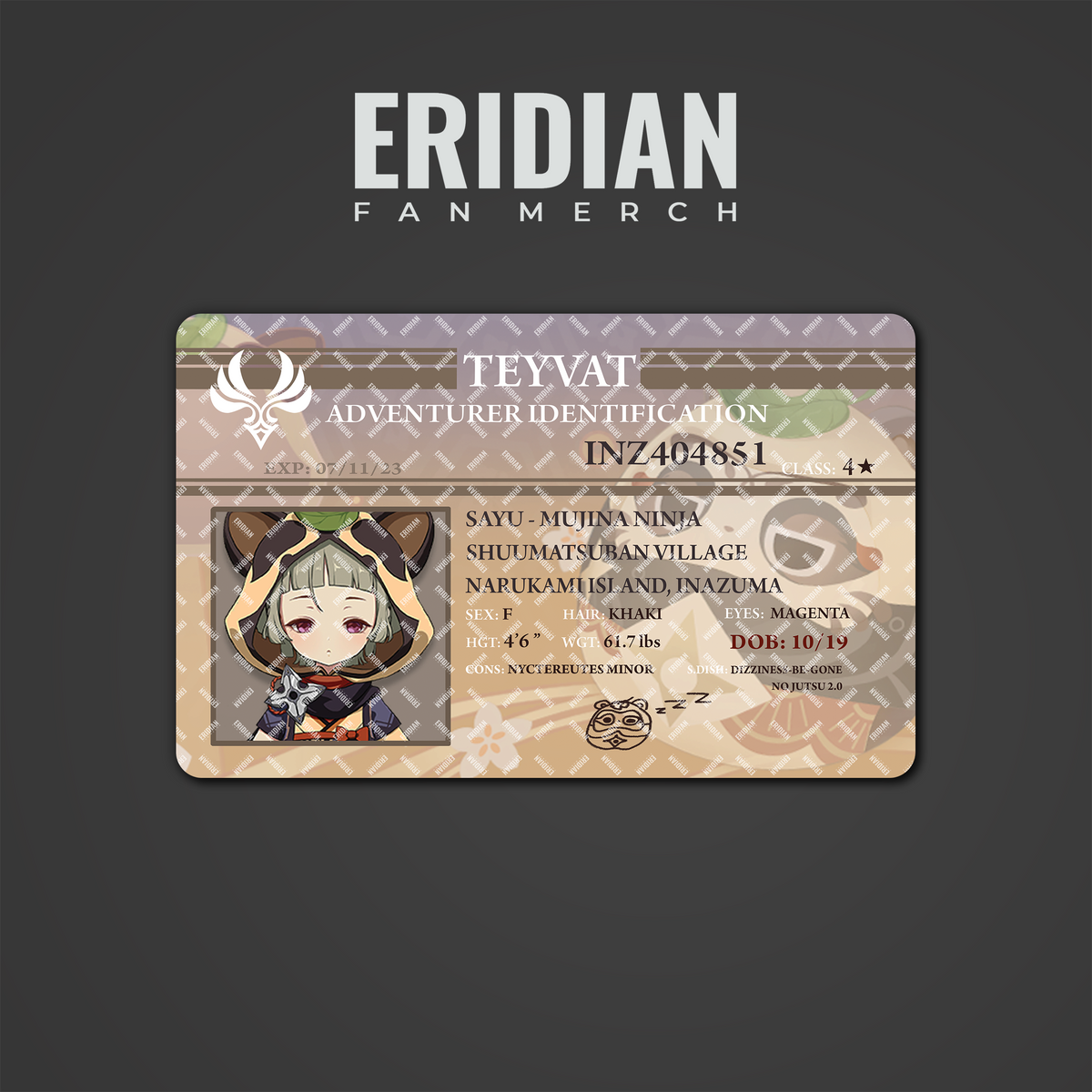 Genshin Impact Adventurer Identification