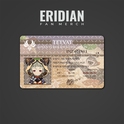 Genshin Impact Adventurer Identification