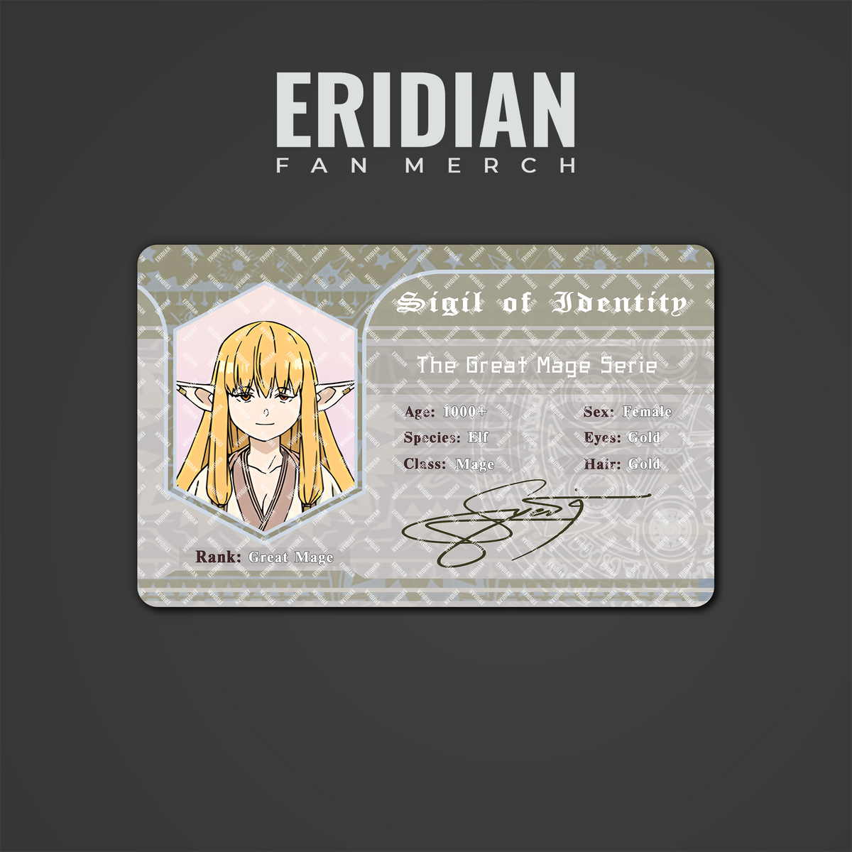 Frieren: Sigil of Identity