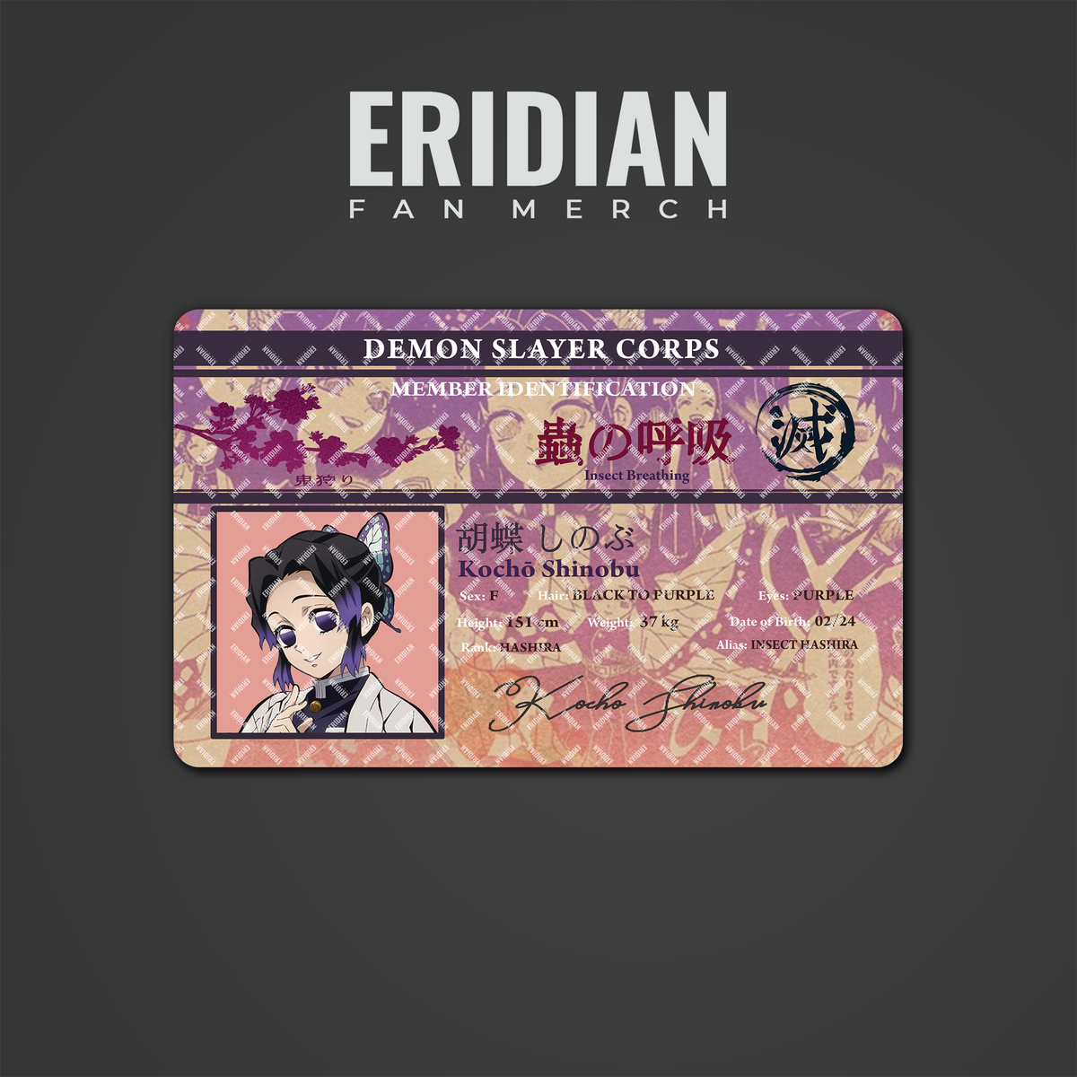 Demon Slayer Corps Member Identification