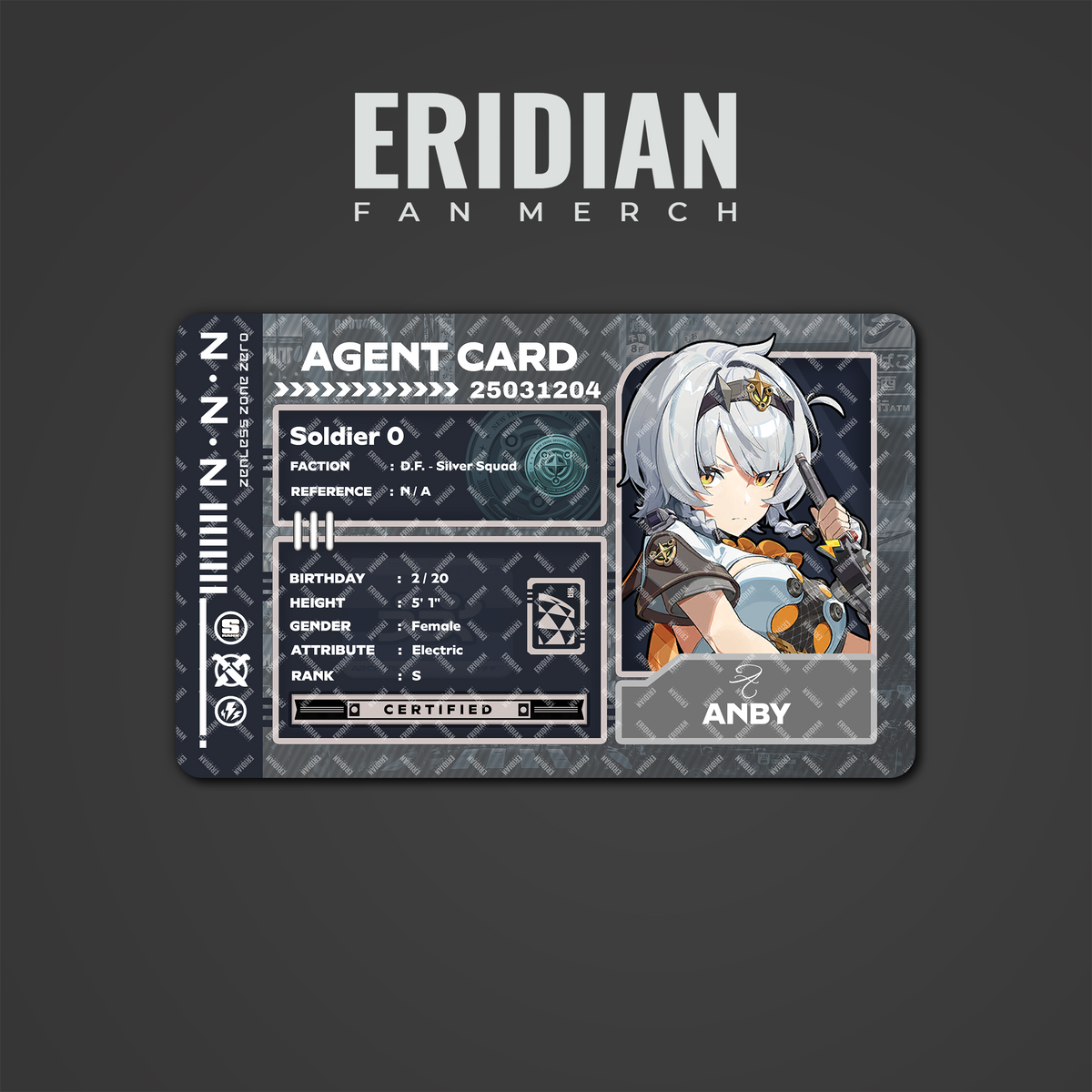 Zenless Zone Zero Agent Card
