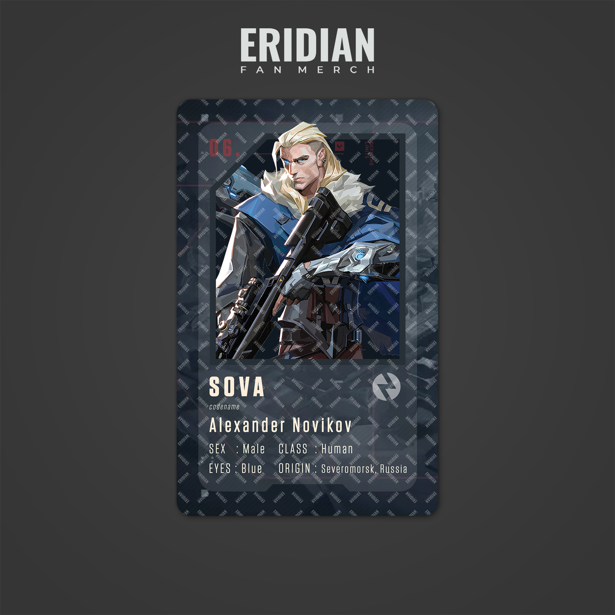 Valorant Agent Number ID Card