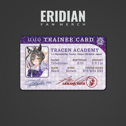 Umamusume Trainee Card