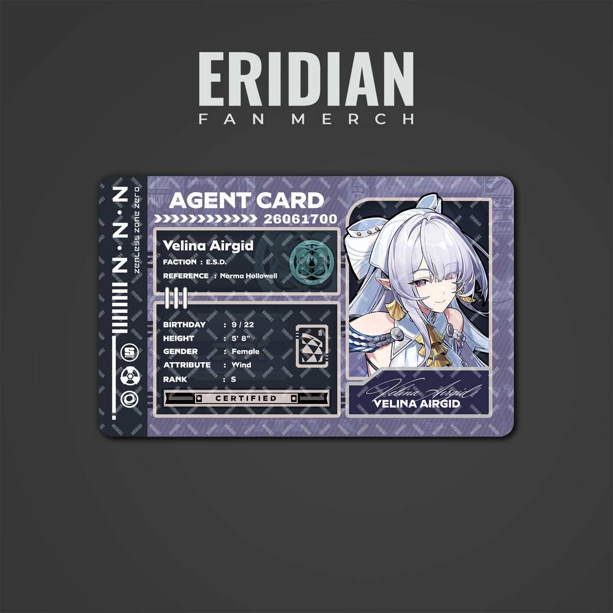 Zenless Zone Zero Agent Card