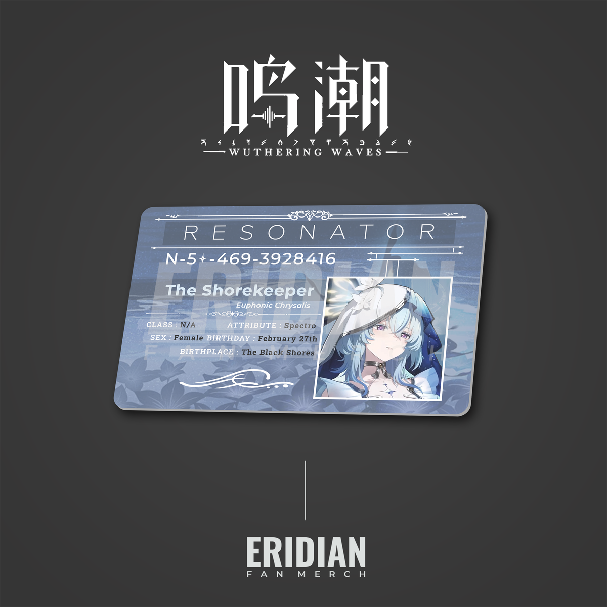 Wuthering Waves Resonator ID Card