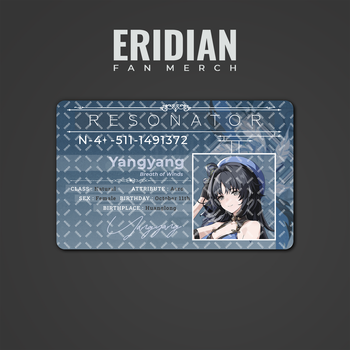 Wuthering Waves Resonator ID Card