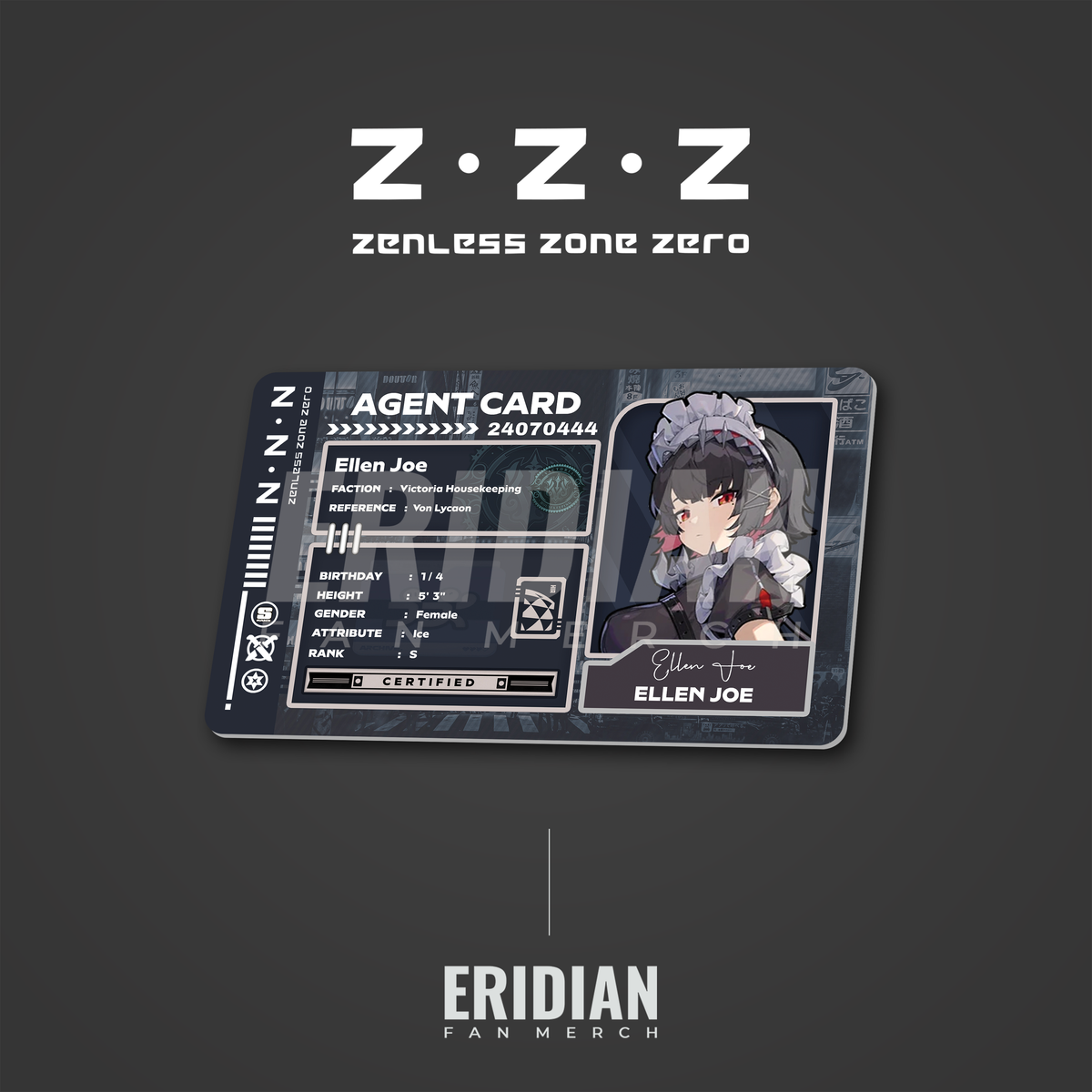 Zenless Zone Zero Agent Card
